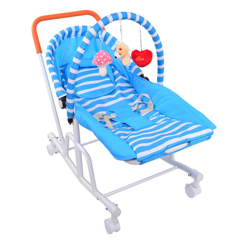 New fashional Durable Adjustable Baby Bouncer Swing Chair Cradle Bed