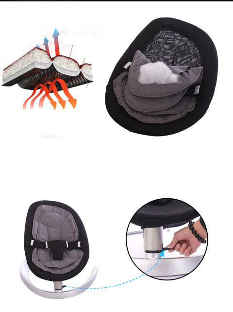 New  Children Furniture Baby Swing Automatic 3 in 1 Baby Rocking Chair With Optional Toy Bar Electric Swing for Baby