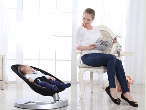 New  Children Furniture Baby Swing Automatic 3 in 1 Baby Rocking Chair With Optional Toy Bar Electric Swing for Baby