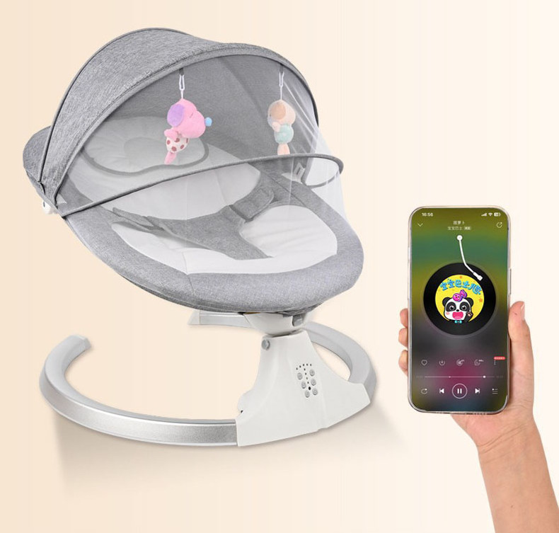 New Portable  0-12 Months Baby Rocker Bouncer Swing Chair Indoor Dining Newborn Gift Auto Durable Electric Swing for Baby