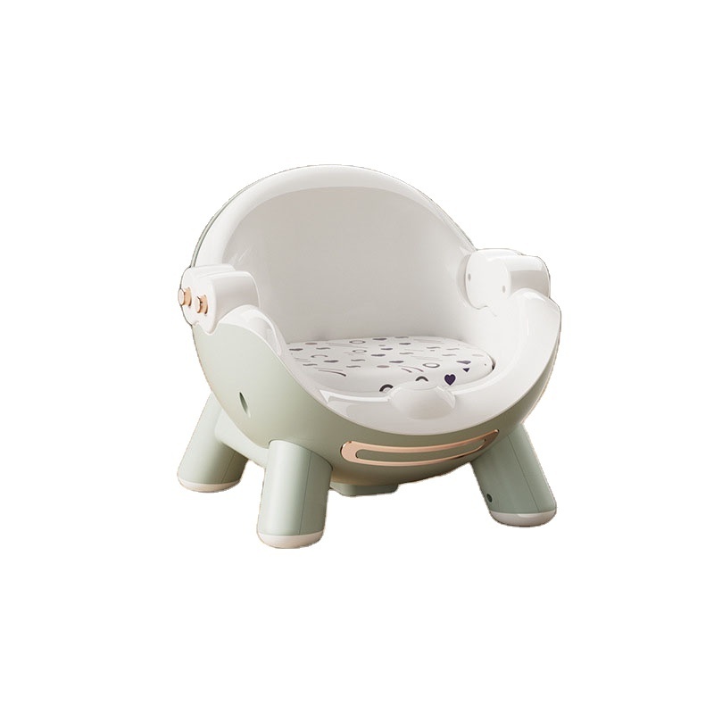 Baby chair with wheels, home eating stool, portable slippery seat to sit on, protect the spine