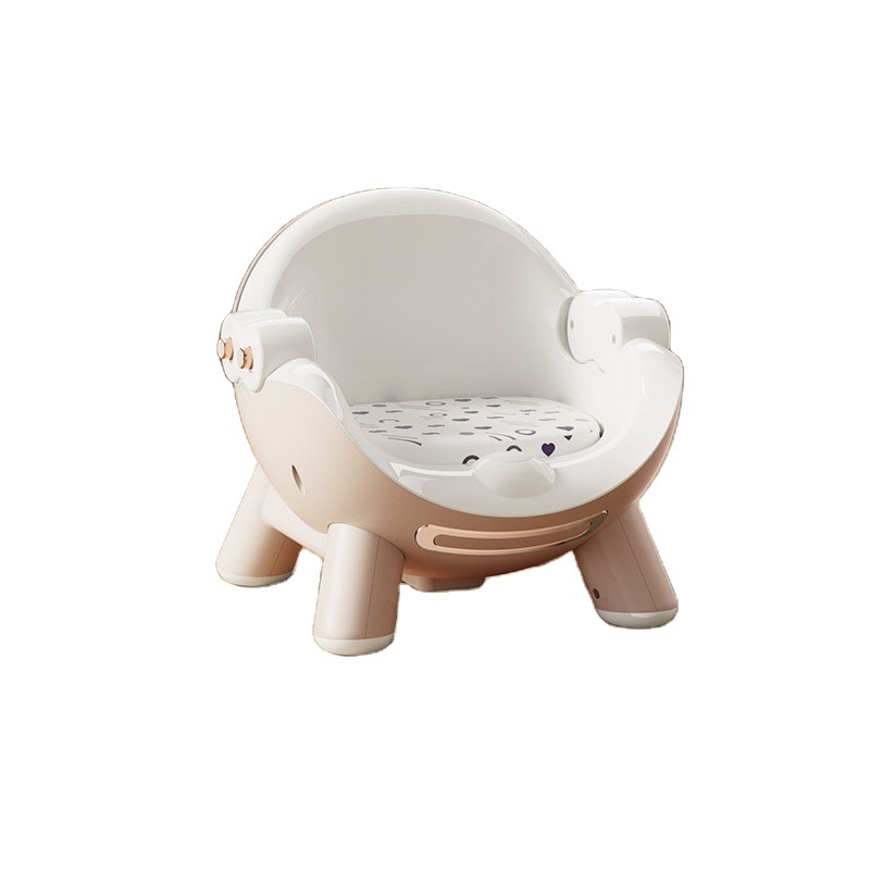 Baby chair with wheels, home eating stool, portable slippery seat to sit on, protect the spine