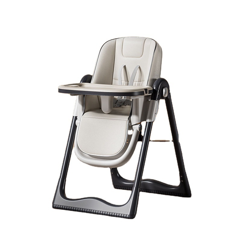 Comfortable new multi-functional high-quality baby dining chair with wheels, adjustable and foldable in three modes