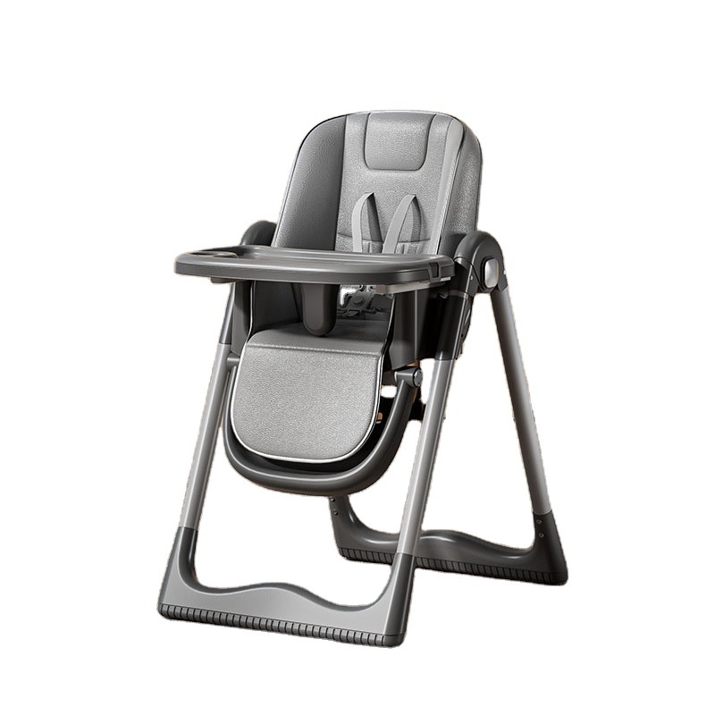 Comfortable new multi-functional high-quality baby dining chair with wheels, adjustable and foldable in three modes