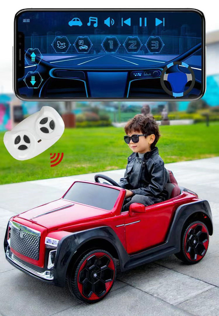 2024 Hot Sell Hot Item 12V Kids Car Ride On Car For Children With Remote Control 3 color cool gril and boy