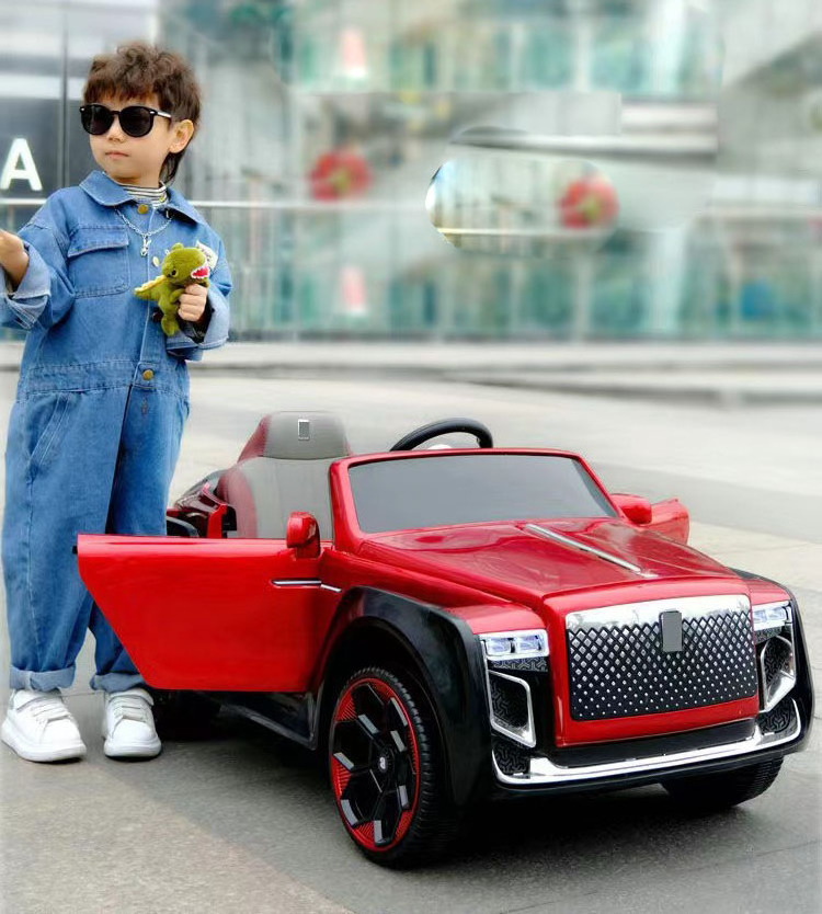 2024 Hot Sell Hot Item 12V Kids Car Ride On Car For Children With Remote Control 3 color cool gril and boy