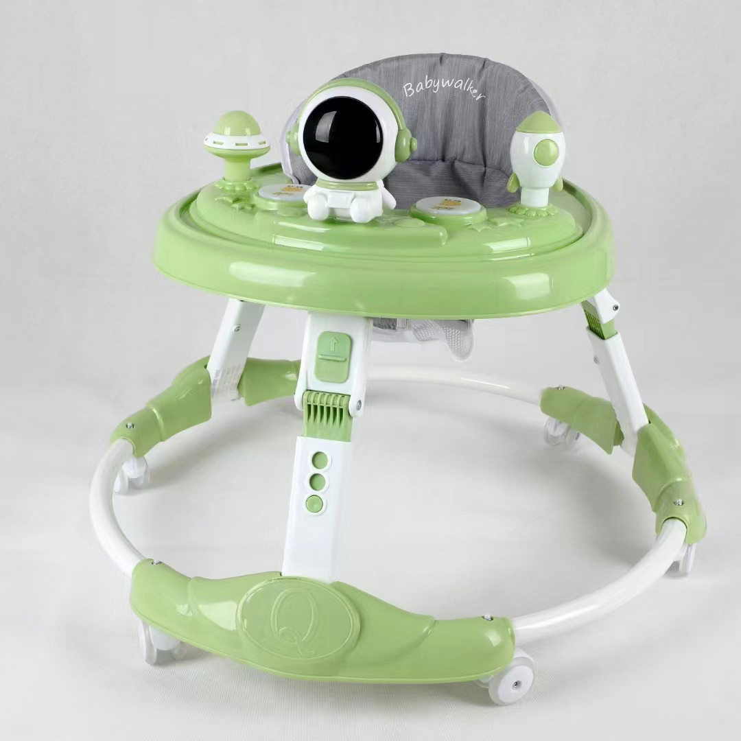 2024 Hot Selling Child Activity Center Push Toy Musical Sound Sit to Stand Learning Baby Walker with Drawing Board for Boy Girls