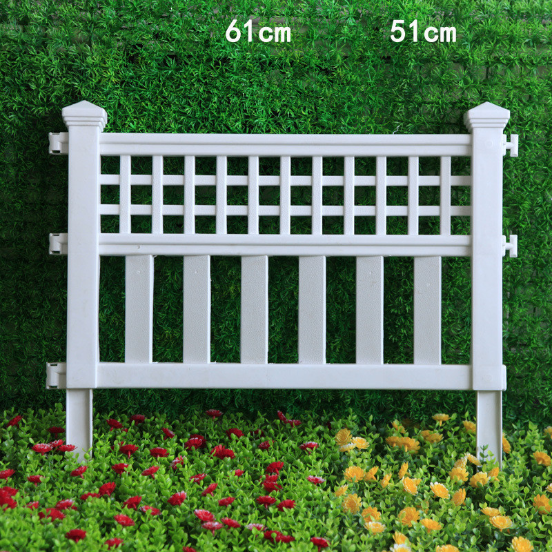 Garden Fence Expandable Chain Link Fence Decorative Bamboo Plant Border Reusable Lawn Edging for Backyard Gardening