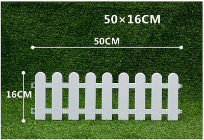 Garden Fence Expandable Chain Link Fence Decorative Bamboo Plant Border Reusable Lawn Edging for Backyard Gardening