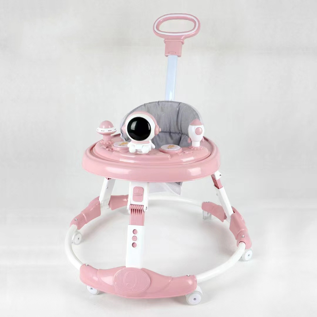 2024 Hot Selling Child Activity Center Push Toy Musical Sound Sit to Stand Learning Baby Walker with Drawing Board for Boy Girls