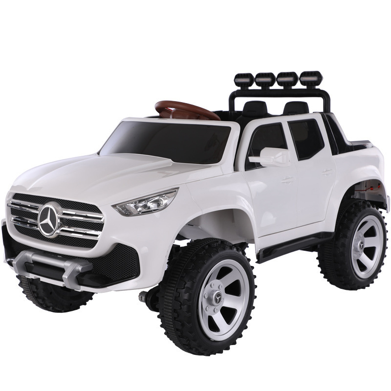 2024 Fashion Design Children's Electric Toy Car Four Drive Truck Car Toy 12V1000 Portable Trailer Rim Extra Large Open Trunk