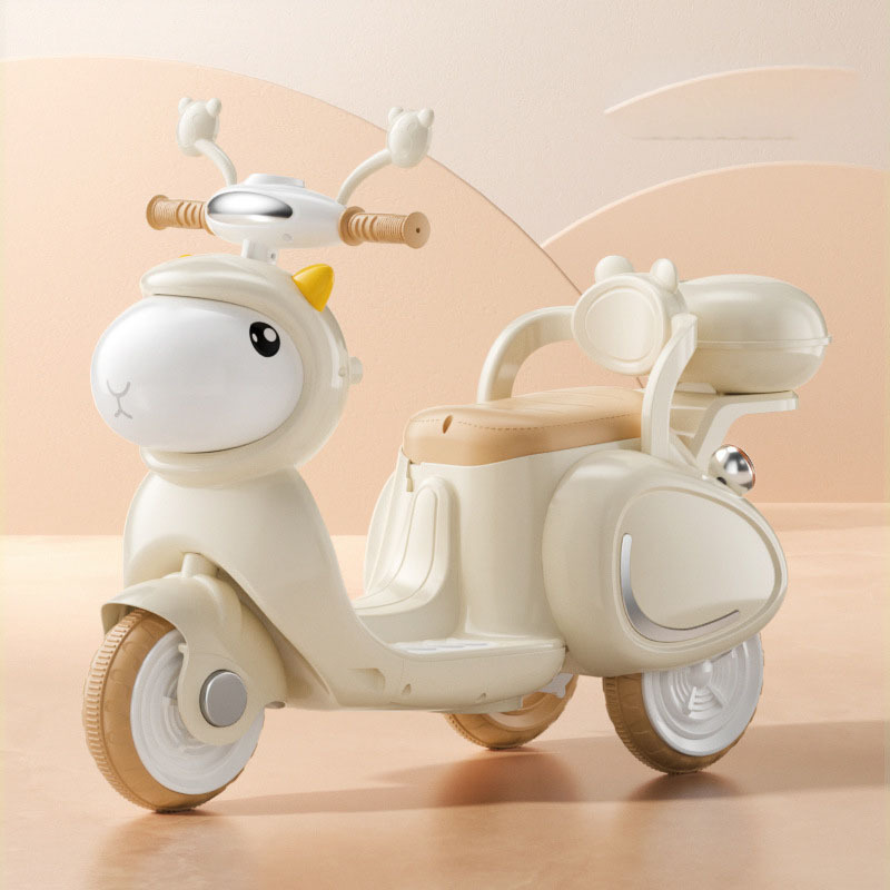 2024  Children Motorcycle New Products Cute Baby Electric Toy Vespa Scooter Car for Kids with Music Light