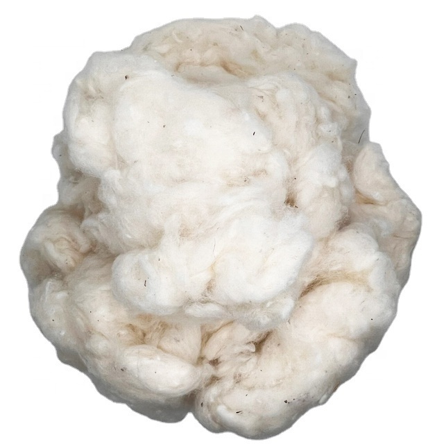 Cotton Fiber Buy 100% raw organic cotton comber cotton noil  for 100% raw fabric