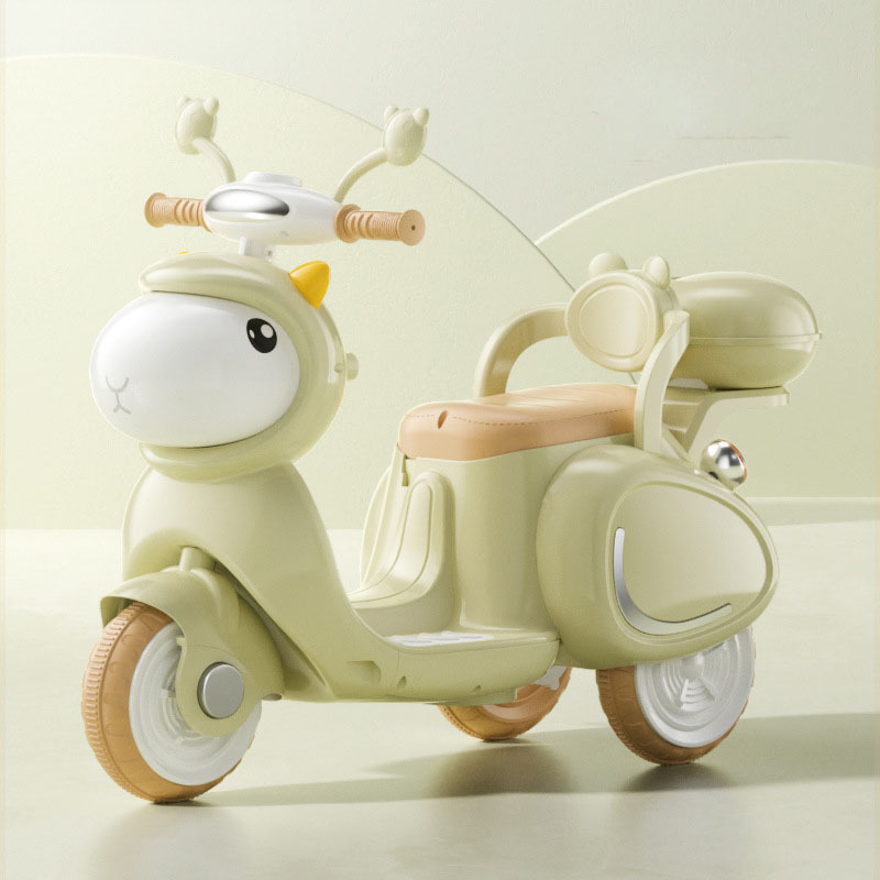 2024  Children Motorcycle New Products Cute Baby Electric Toy Vespa Scooter Car for Kids with Music Light