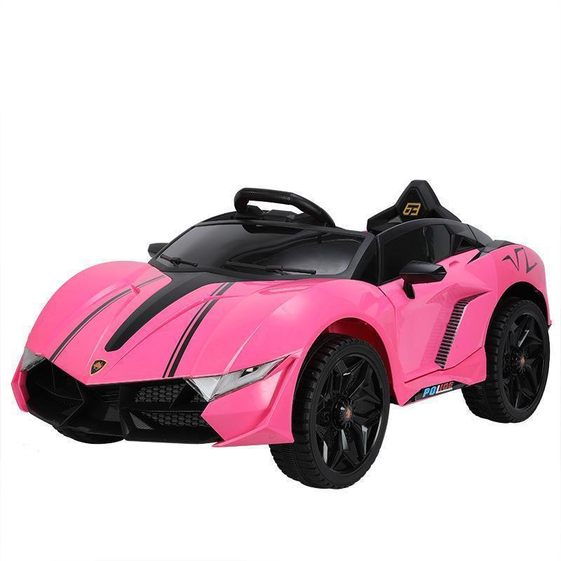 Children's four-wheel electric car, can seat both male and female children,sway remote control baby stroller,baby toy sports car