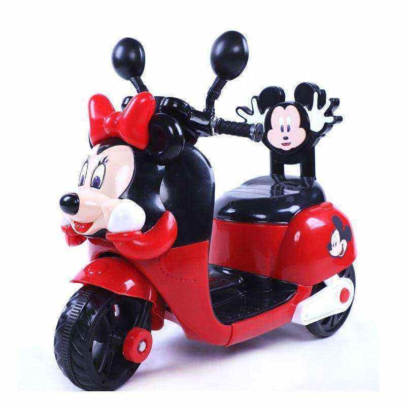 children Lovely mickey minnie cartoon three wheel kids electric motorcycle