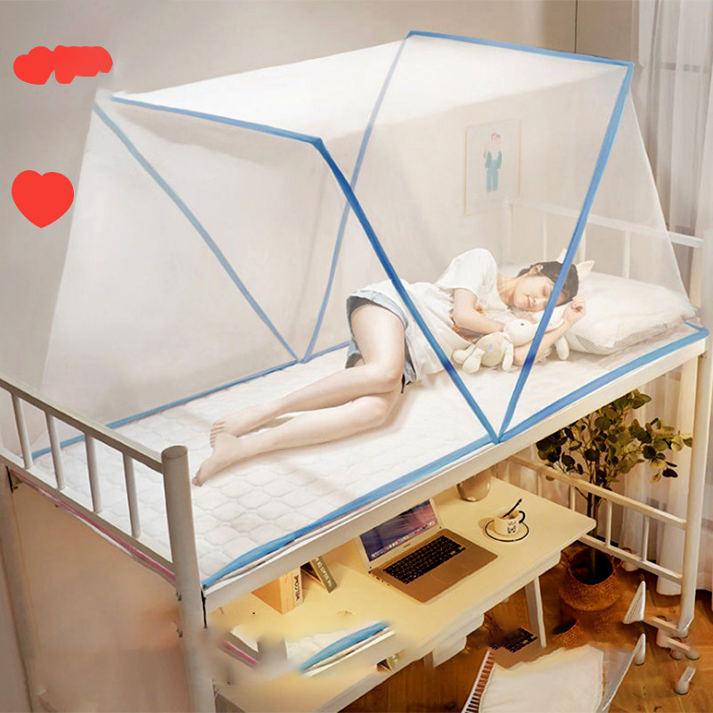 2024 Hot Sale New Portable Quick Folding Anti-mosquito Home Bed Bedding Decoration Adult Mosquito Net