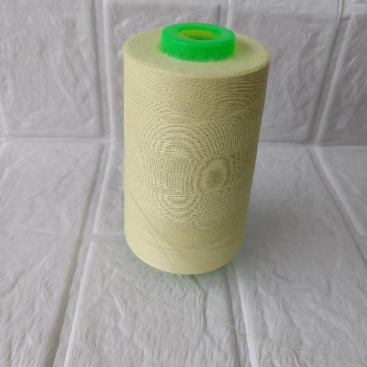 high tenacity polyester nylon thread 1414  resistant para aramid yarn aramid fire resistant sewing thread for sewing FR fabric