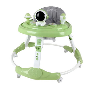 2024 Hot Selling Child Activity Center Push Toy Musical Sound Sit to Stand Learning Baby Walker with Drawing Board for Boy Girls