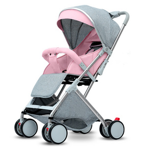 Two in one baby stroller, can sit or lie down, lightweight foldable umbrella cart, portable suitcase for convenient storage