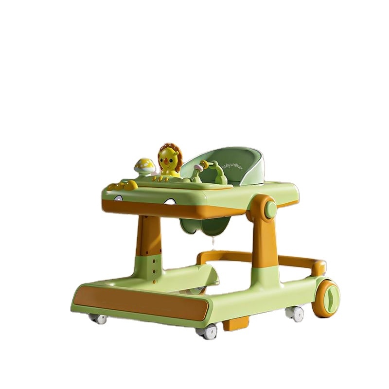 2024 cheap Baby walker Multi-functional trolley anti-O-leg anti-rollover balance car one-click folding plastic children's walker