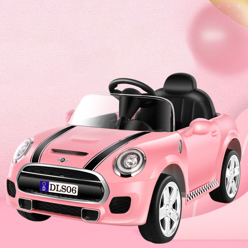 1-6 Year Old New Discount Children's Electric Car Can Seat People, Four Wheeled Toy Car, Remote Control Music and Light