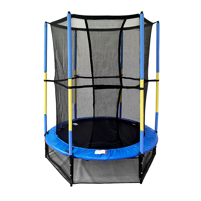 Manufacturer's direct sales fence with protective net,children's trampoline,bouncing bed,household indoor mini fitness equipment