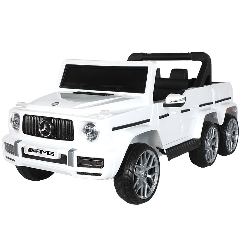 Six wheeled Mercedes Ben z Big G children's electric off-road vehicle, enlarged two seater new remote-controlled rocking toy car