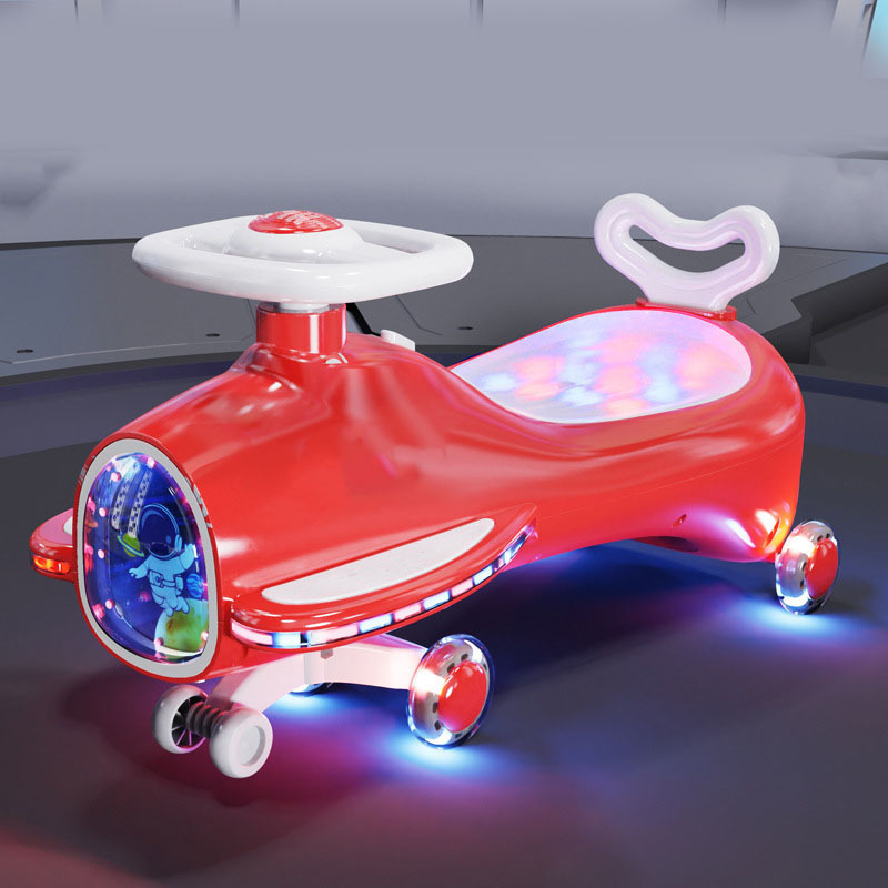 2024 Hot Selling New Ride On Children's Kid's Toys Twisted Twisting Wiggle Twist Swing Car with cool lights and music