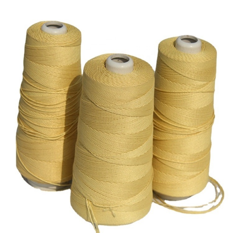 high tenacity polyester nylon thread 1414  resistant para aramid yarn aramid fire resistant sewing thread for sewing FR fabric