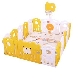 Eco-friendly Cheap Play Home Baby Most Popular Safety and Environmental Protection 12 Panel Plastic Baby Playpen