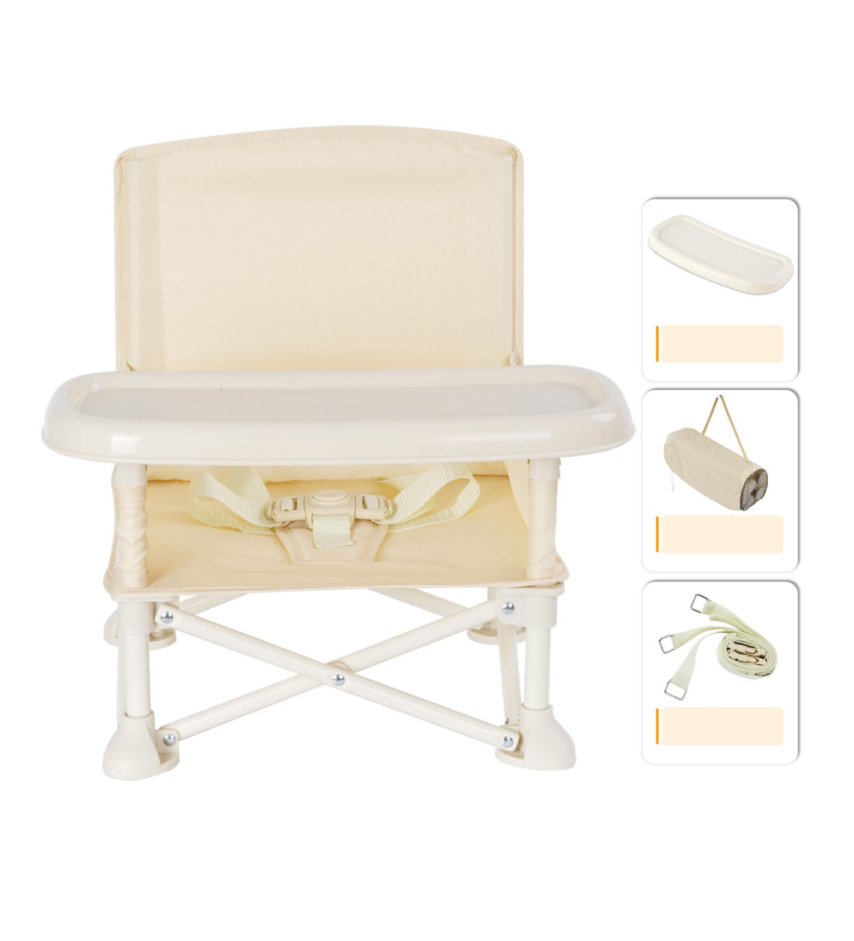 Fast Easy comfortable feeding toddler kids baby folding dining chair toddlers baby booster seat chair for picnic camping