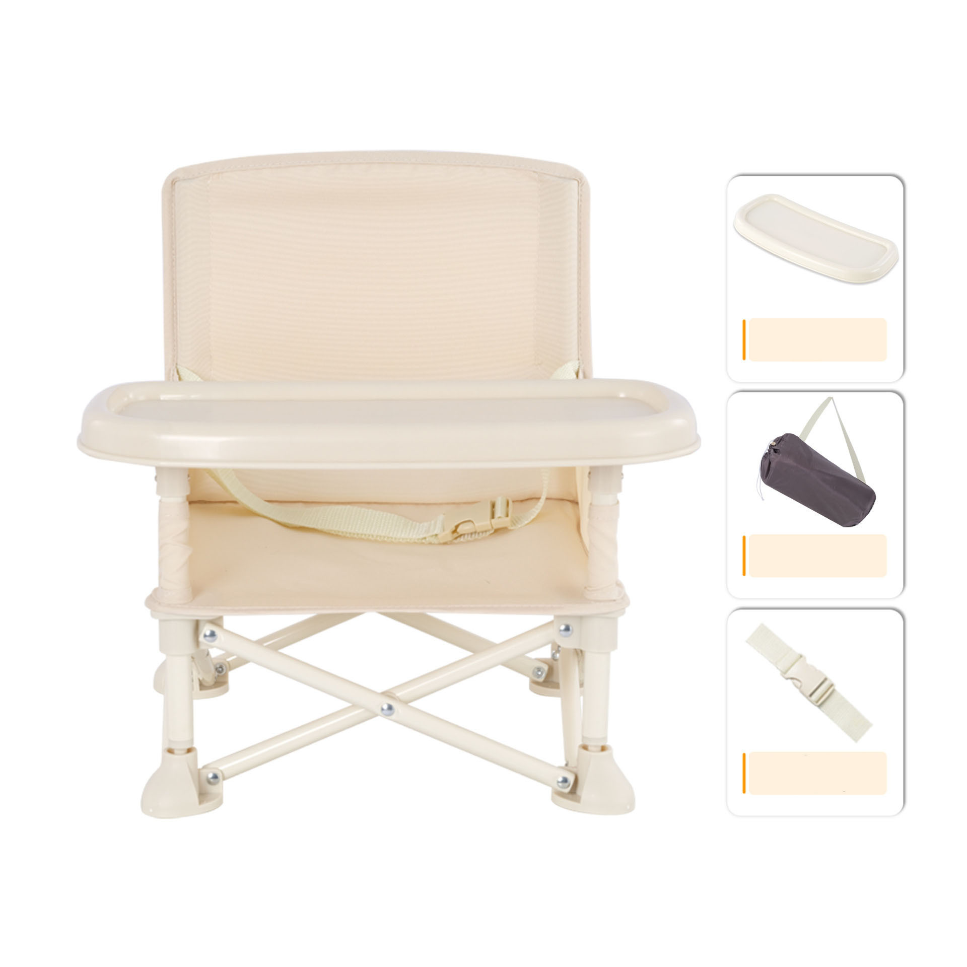 Fast Easy comfortable feeding toddler kids baby folding dining chair toddlers baby booster seat chair for picnic camping