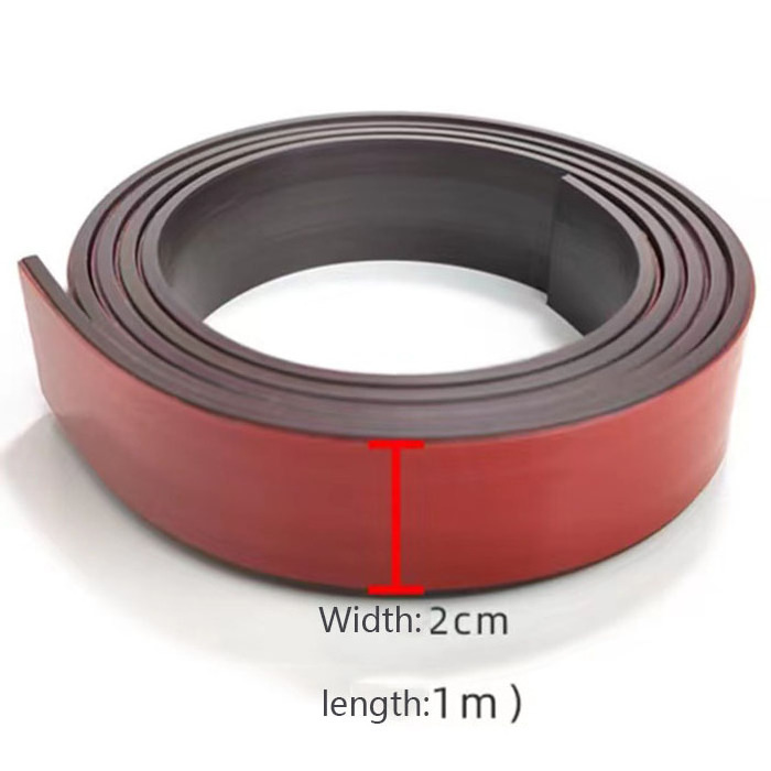 Honest merchant adhesive magnet rubber magnetic strip 3m adhesive magnet sheet