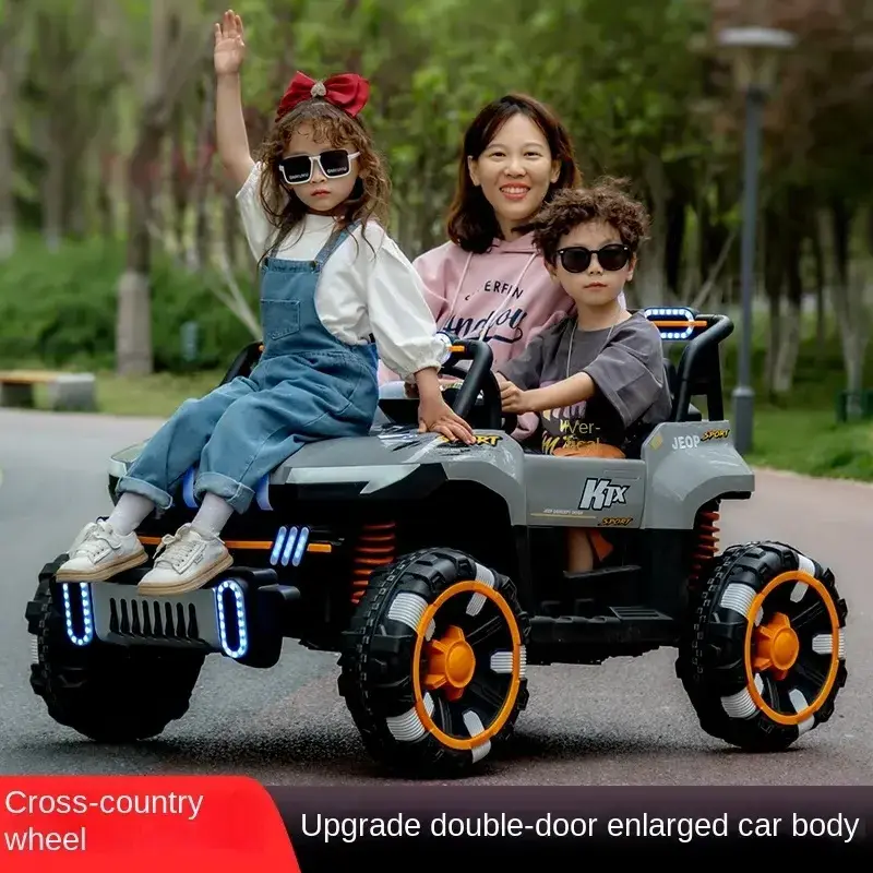 12v Battery Operated Children's Wheel Remote Control Girls Toy Can Sit Two Seater With  Car For Children