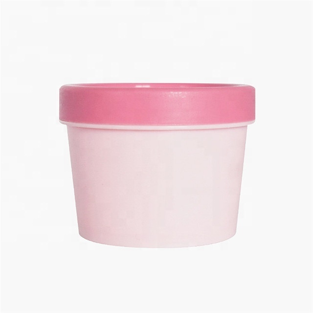 50g 100g Colored Plastic Cosmetic Lush Jar Makeup Hair Cream Container Ice Cream Pot with Inner Lid