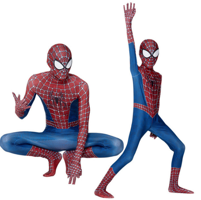 High quality Remy Tony Spiderman adult children cosplay jumpsuit Halloween cosplay costume