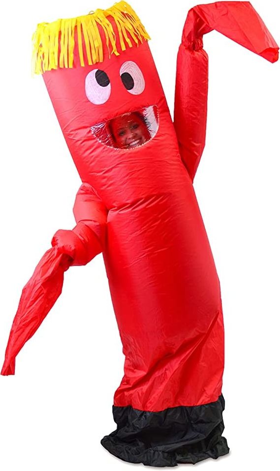 Super September Adult Size Tube Dancer Wacky Waving Arm Flailing Funny Halloween Cosplay Inflatable Costume