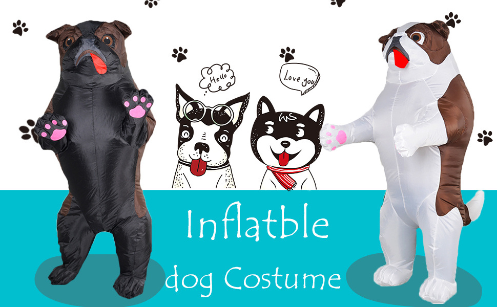 super september Funny Dog Blow up Unique Animal Halloween Adult Inflatable Costume