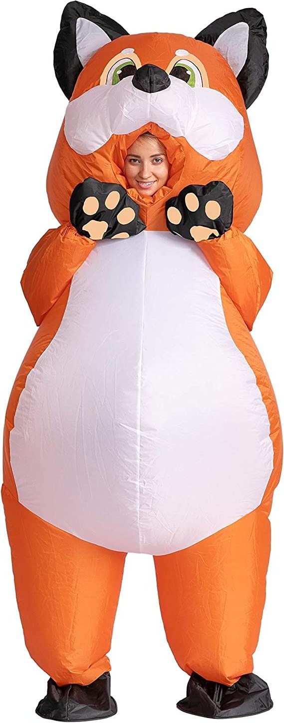 super september Full Body Animal Adult Unisex One Size Fox Inflatable Halloween Costume