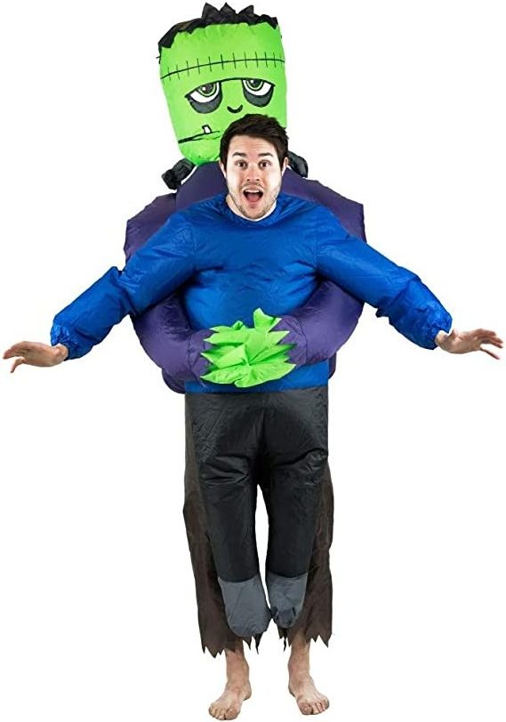 Halloween Spoof Dress Up Props Waterproof Hulk Hijacks Humans Adults Scary Frankenstein Inflatable Costumes