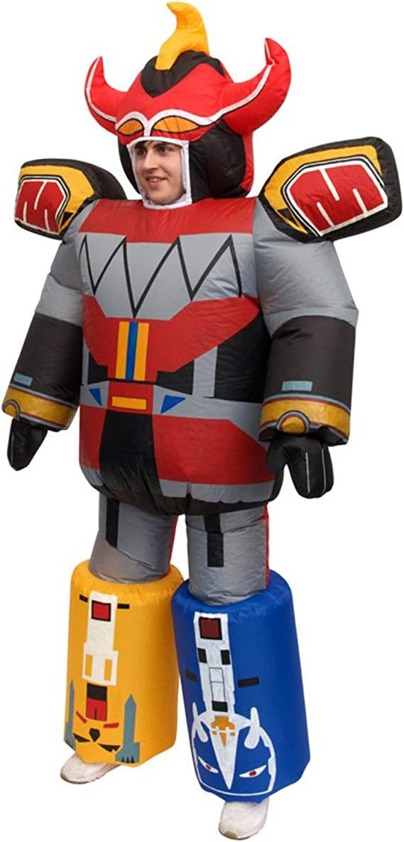 super september Adults Giant Megazord Power robot Inflatable Costume