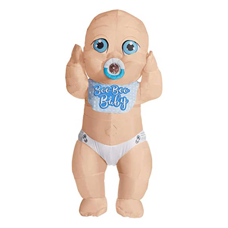 Inflatable Baby Mascot Costume Pink and blue boy/girl baby Mascot Inflatable Costume role-play