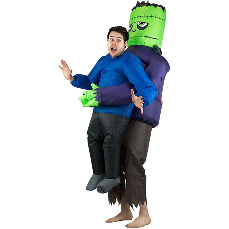 Halloween Spoof Dress Up Props Waterproof Hulk Hijacks Humans Adults Scary Frankenstein Inflatable Costumes