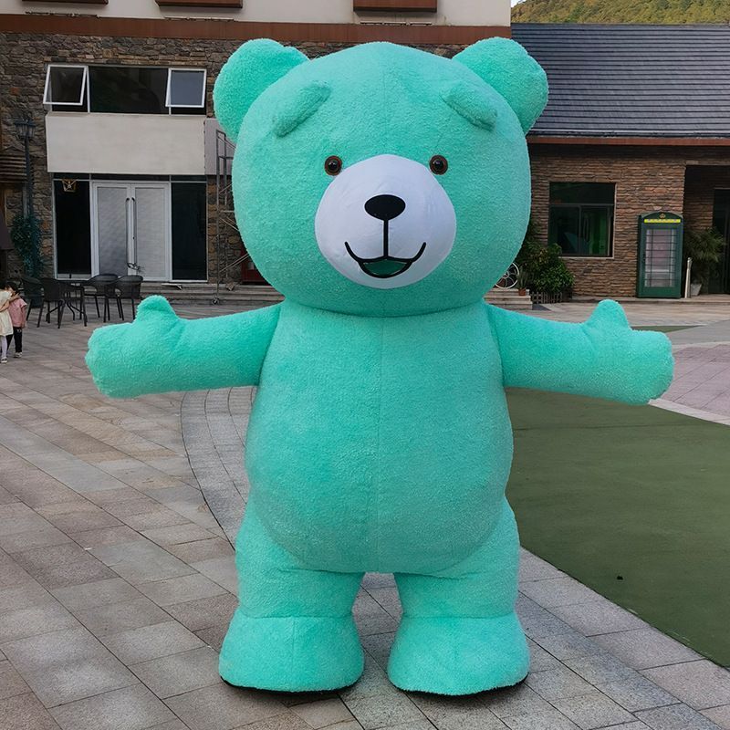 Factory Customize Giant Animal Mascot Costume Funny Inflatable Teddy Bear Mascot Costume  for Adults