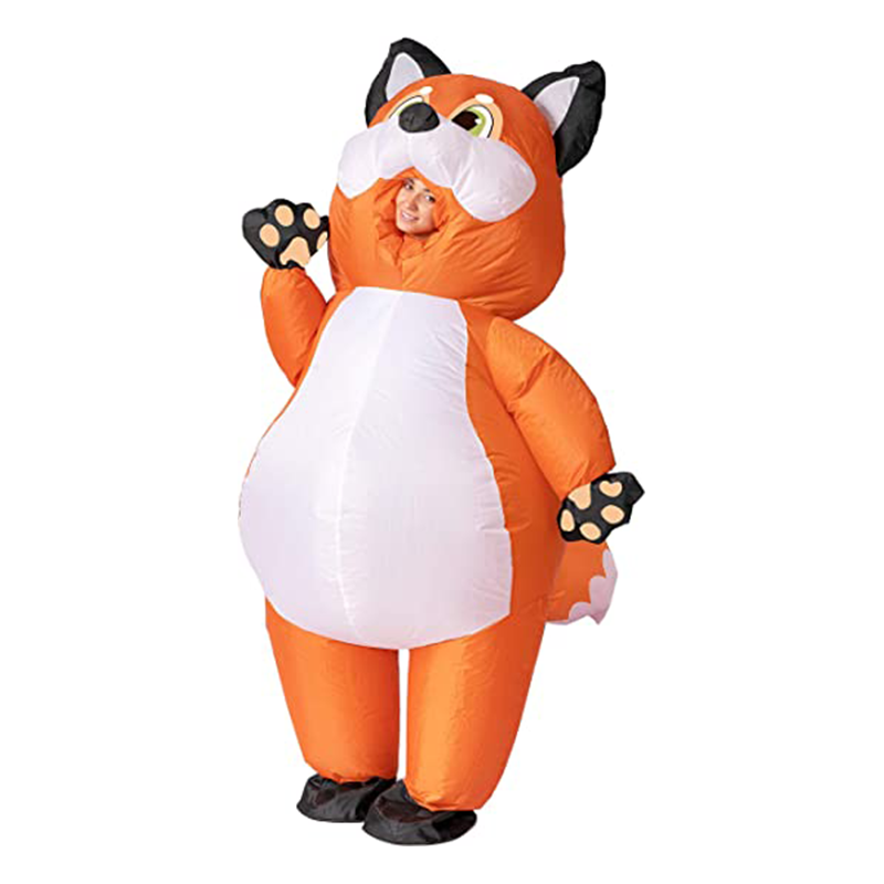 super september Full Body Animal Adult Unisex One Size Fox Inflatable Halloween Costume