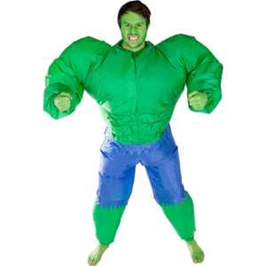 Fancy Halloween Cosplay Costumes Inflatable Suit Unisex Adult Halloween Green Hulk Inflatable Costumes for Adults