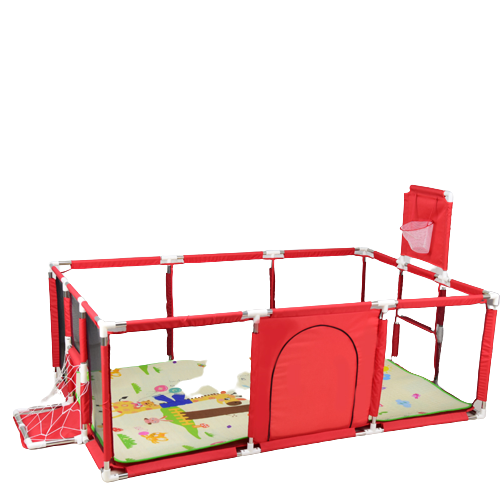 Portable Indoor Children Toddler Activity Center Large Play Yard Fence Foldable Fabric Baby Playpen With Gate Mat For Kids Gym