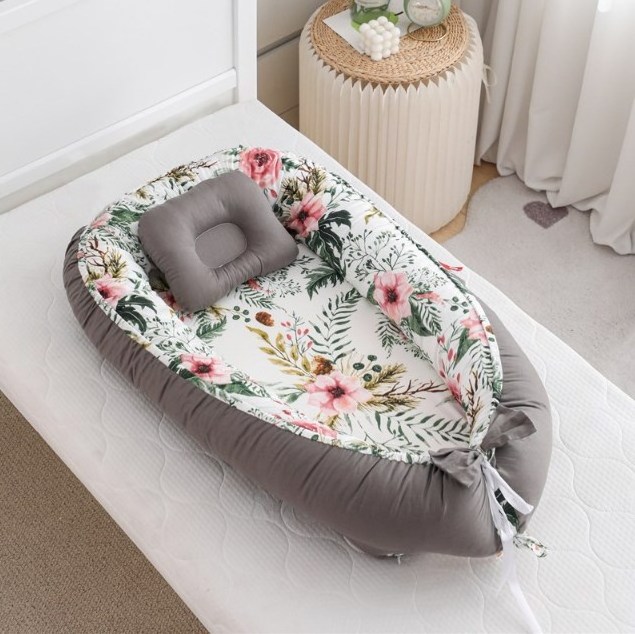 Hot sales Detachable Soft Cotton fiber Nest Bed Baby Portable Lounger nest for babies