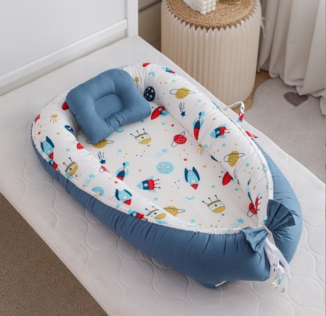 Hot sales Detachable Soft Cotton fiber Nest Bed Baby Portable Lounger nest for babies